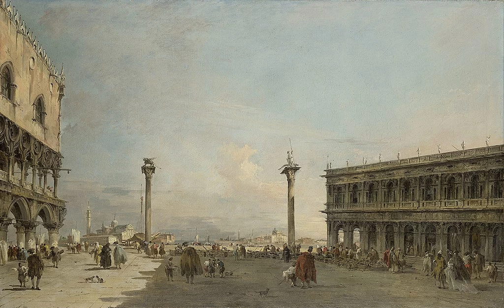Veduta della Piazzetta verso l'isola di San Giorgio - Wadsworth Atheneum